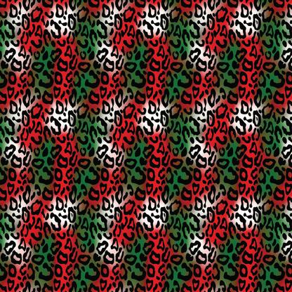 Christmas Leopard Pattern Acrylic Sheets - CMB Pattern Acrylic