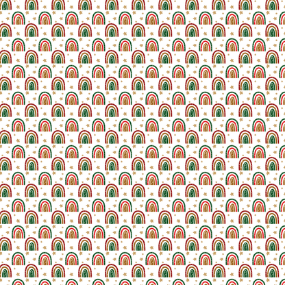 Christmas Rainbows Pattern Acrylic Sheets - CMB Pattern Acrylic
