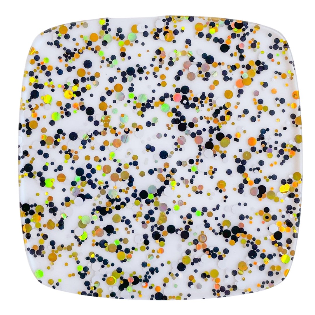 Classy Chic Glitter Dots Cast Acrylic | Glitter Acrylic Sheet | CMB Acrylic