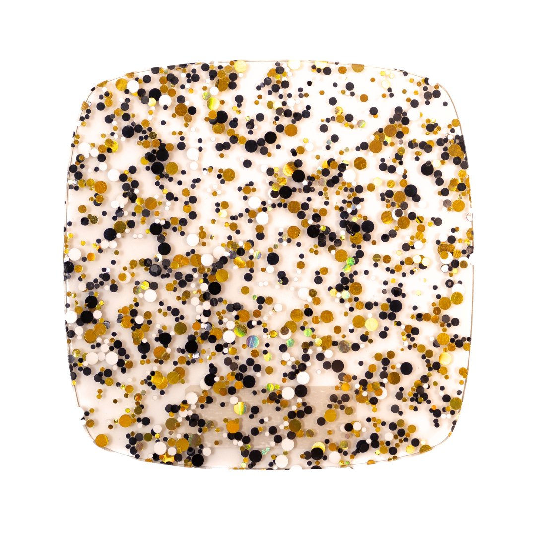 Classy Chic Glitter Dots Cast Acrylic | Glitter Acrylic Sheet | CMB Acrylic