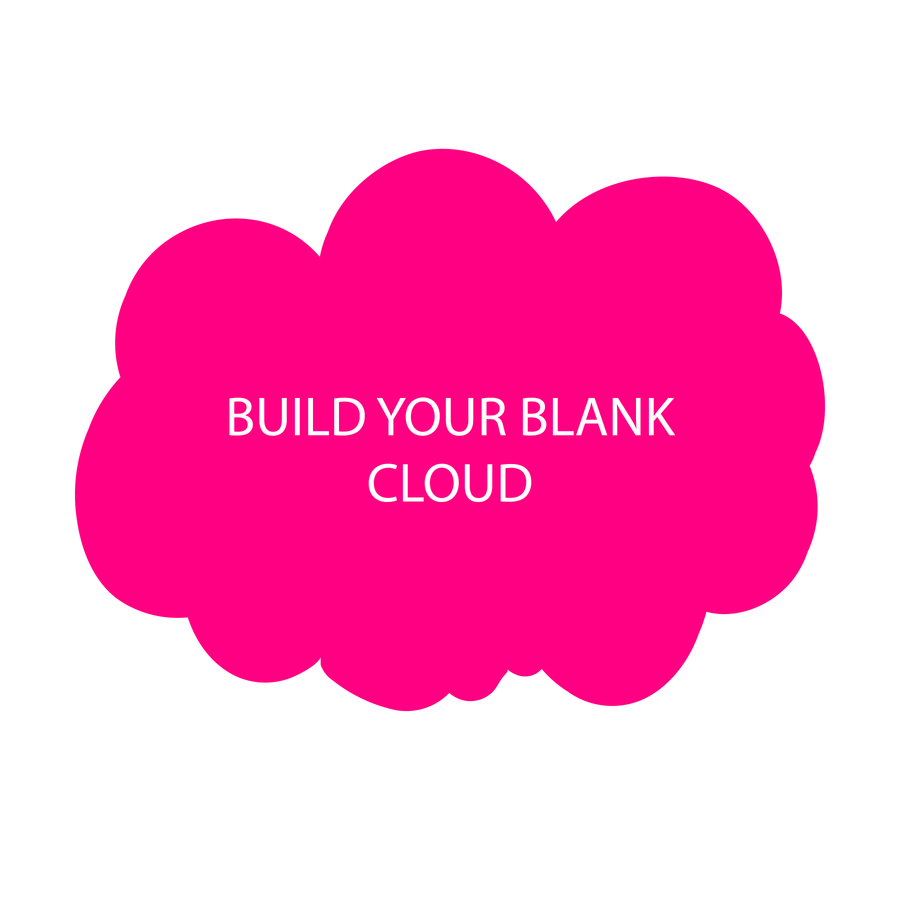 Cloud Acrylic Blanks - Blank Builder Shapes
