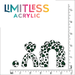 Clover Leopard Pattern Acrylic Sheets - CMB Pattern Acrylic