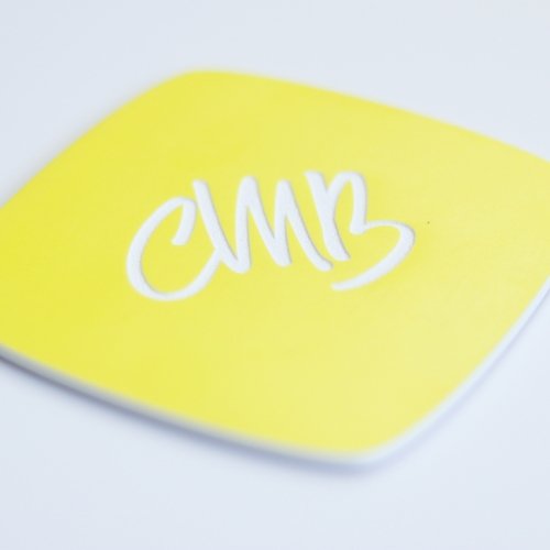 CMB Two Tone Daffodil Yellow Select Your Engrave Color - CMB Two Tone