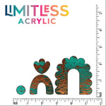 Copper Patina Pattern Acrylic Sheet - CMB Pattern Acrylic