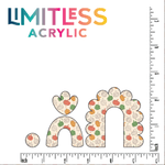 Creme Pumpkins Pattern Acrylic Sheets - CMB Pattern Acrylic