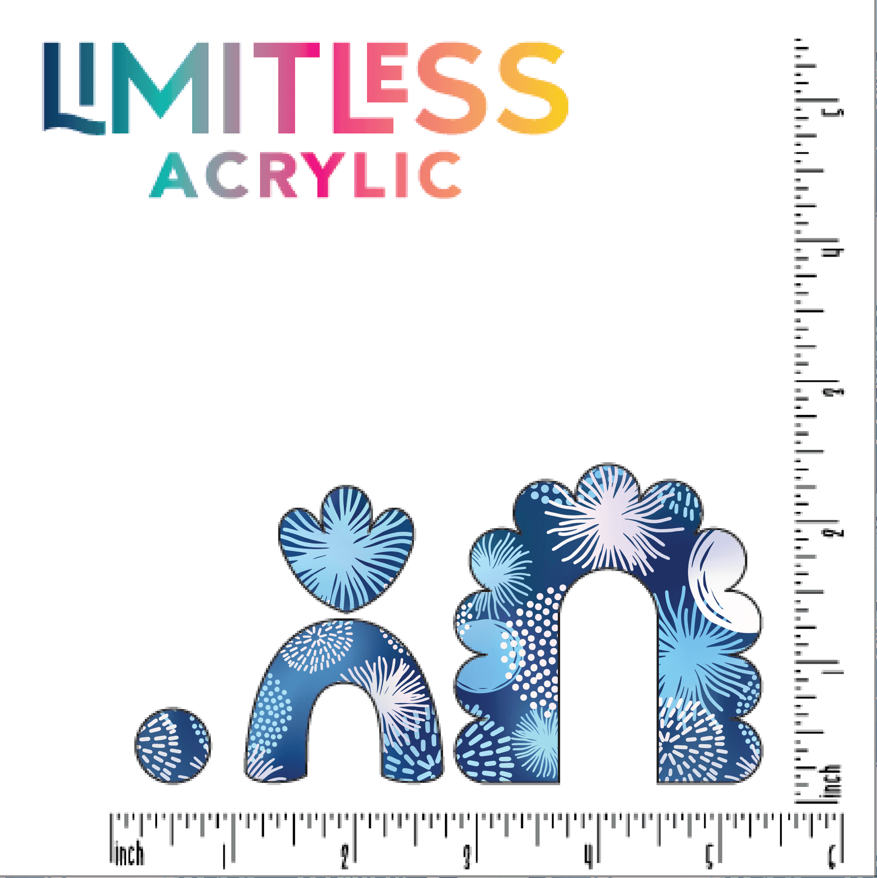 Dandelion Fireworks Pattern Acrylic Sheet - CMB Pattern Acrylic