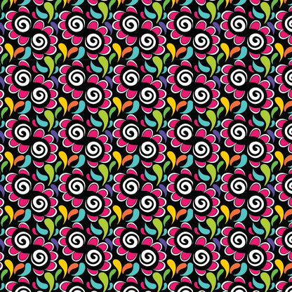 Dark Fantasy Flowers Pattern Acrylic Sheets - CMB Pattern Acrylic