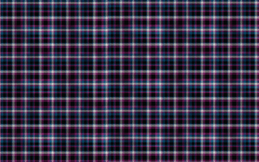 Dark Flannel Plaid Purple & Blue Pattern Sheet - CMB Pattern Acrylic