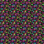 Dark Neon Paint Splatters Pattern Acrylic Sheets - CMB Pattern Acrylic