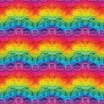 Dark Rainbow Lace Pattern Acrylic Sheets - CMB Pattern Acrylic