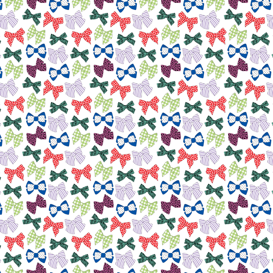 Decorated Bows Pattern Acrylic Sheets - CMB Pattern Acrylic