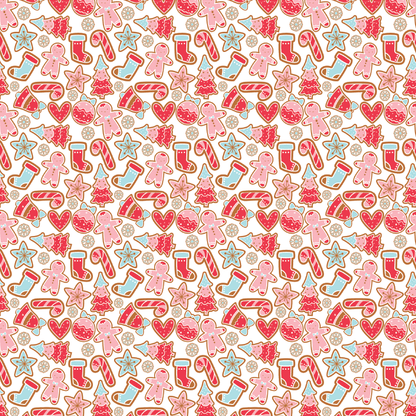 Decorated Christmas Cookies Pattern Acrylic Sheets - CMB Pattern Acrylic