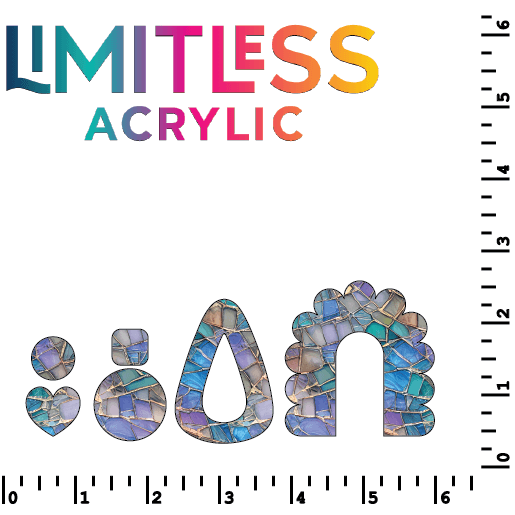 Delicate Quartz Pattern Acrylic Sheets - CMB Pattern Acrylic