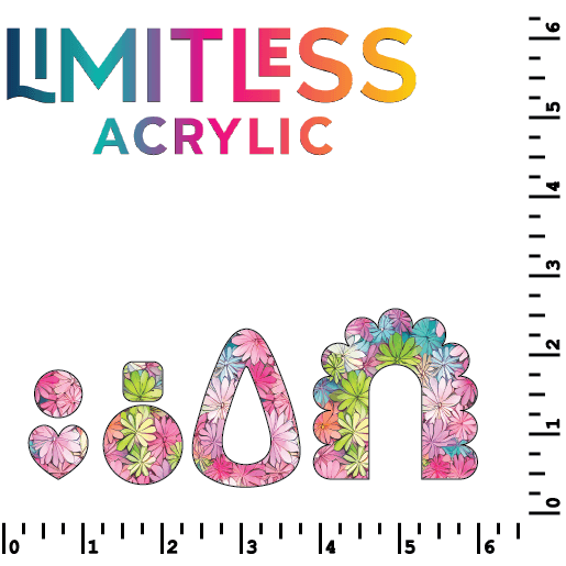 Dense Daisy Pattern Acrylic Sheets - CMB Pattern Acrylic