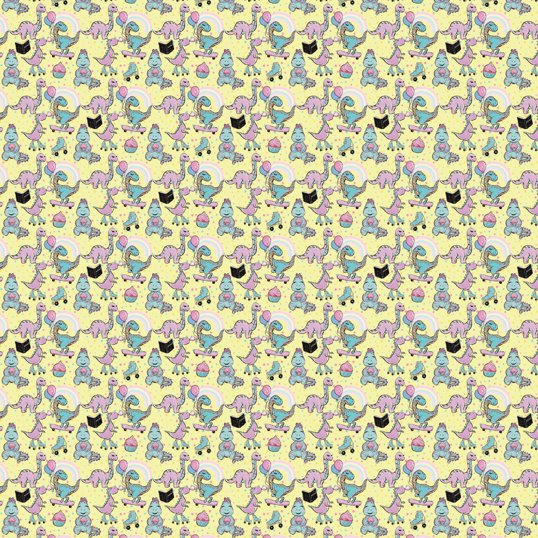 Dino Party Pattern Acrylic Sheets - CMB Pattern Acrylic