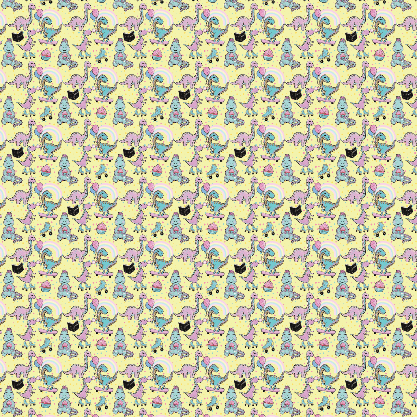 Dino Party Pattern Acrylic Sheets - CMB Pattern Acrylic