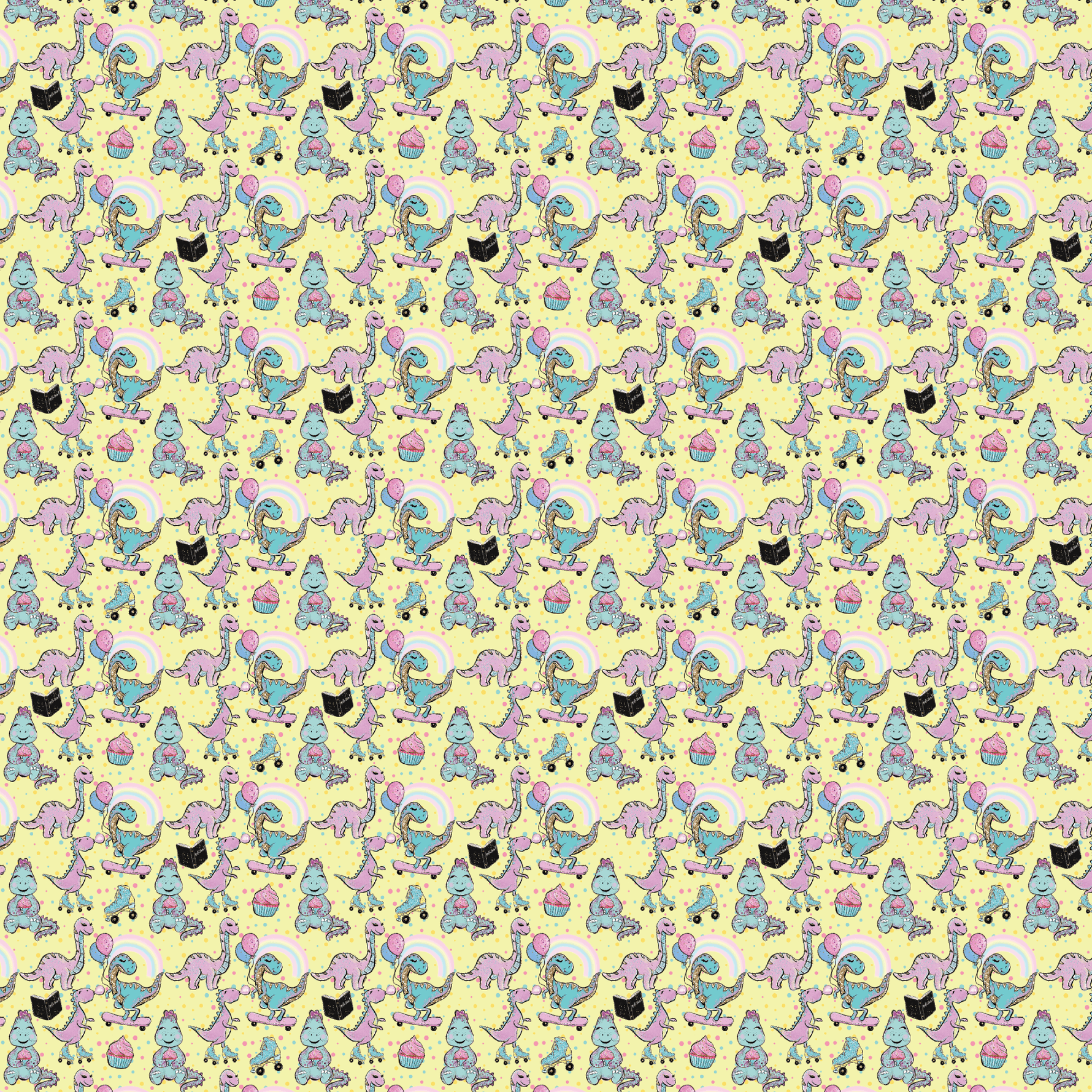 Dino Party Pattern Acrylic Sheets - CMB Pattern Acrylic