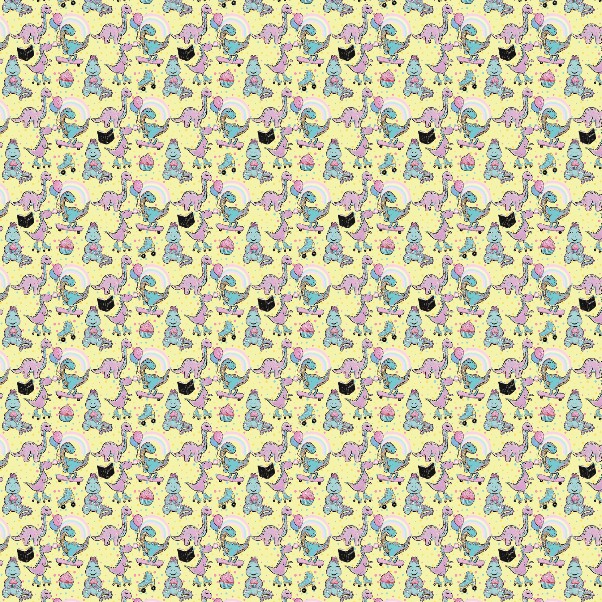 Dino Party Pattern Acrylic Sheets - CMB Pattern Acrylic