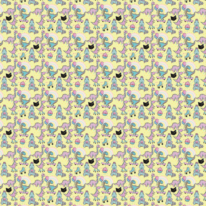 Dino Party Pattern Acrylic Sheets - CMB Pattern Acrylic