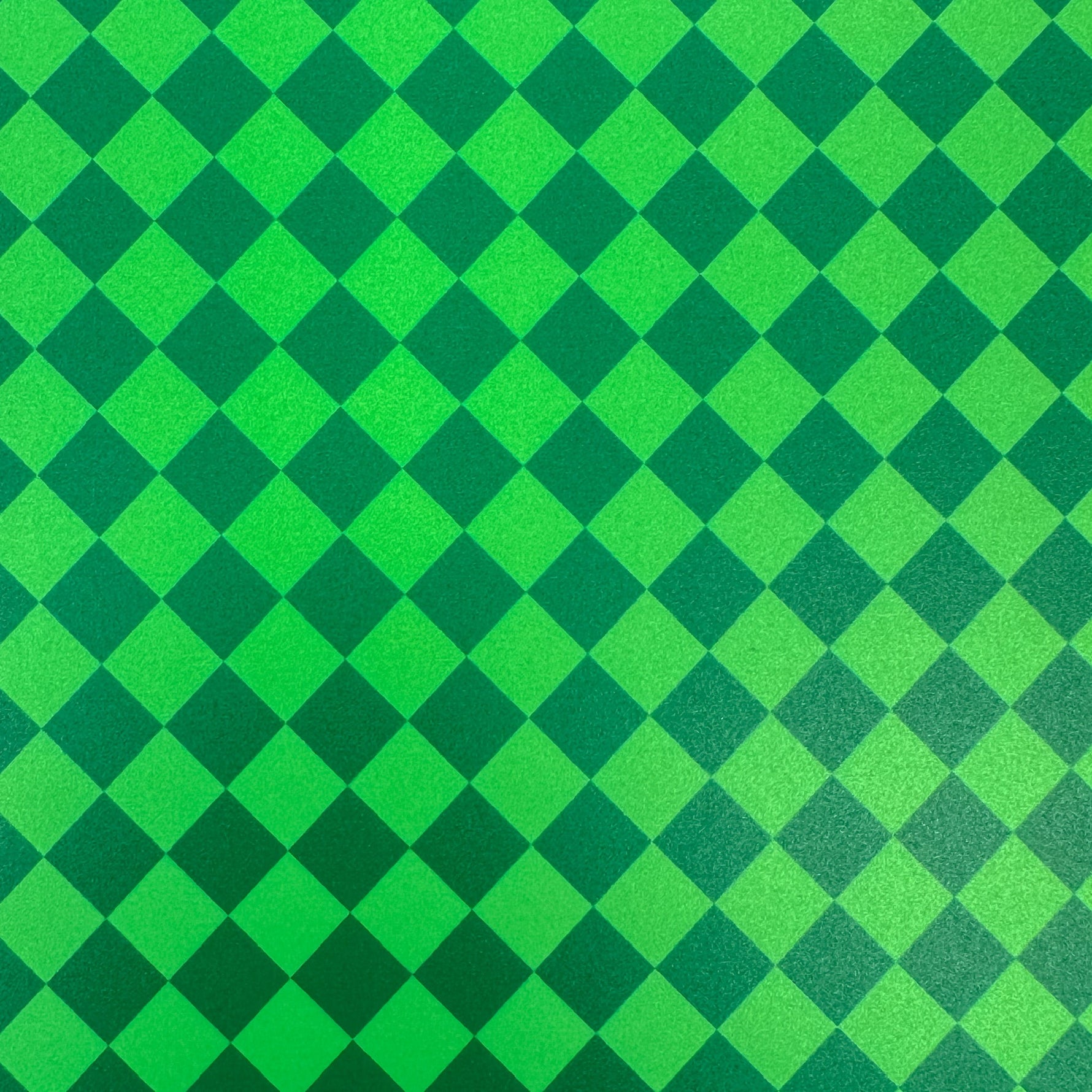 Double Green Argyle Pattern Acrylic Sheet - CMB Pattern Acrylic