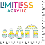 Easter Border 1 Pattern Acrylic Sheets - CMB Pattern Acrylic