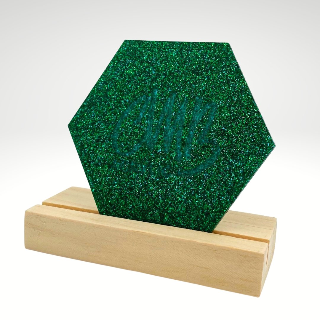 Emerald Green Glitter Cast Acrylic | Glitter Acrylic Sheet | CMB Acrylic