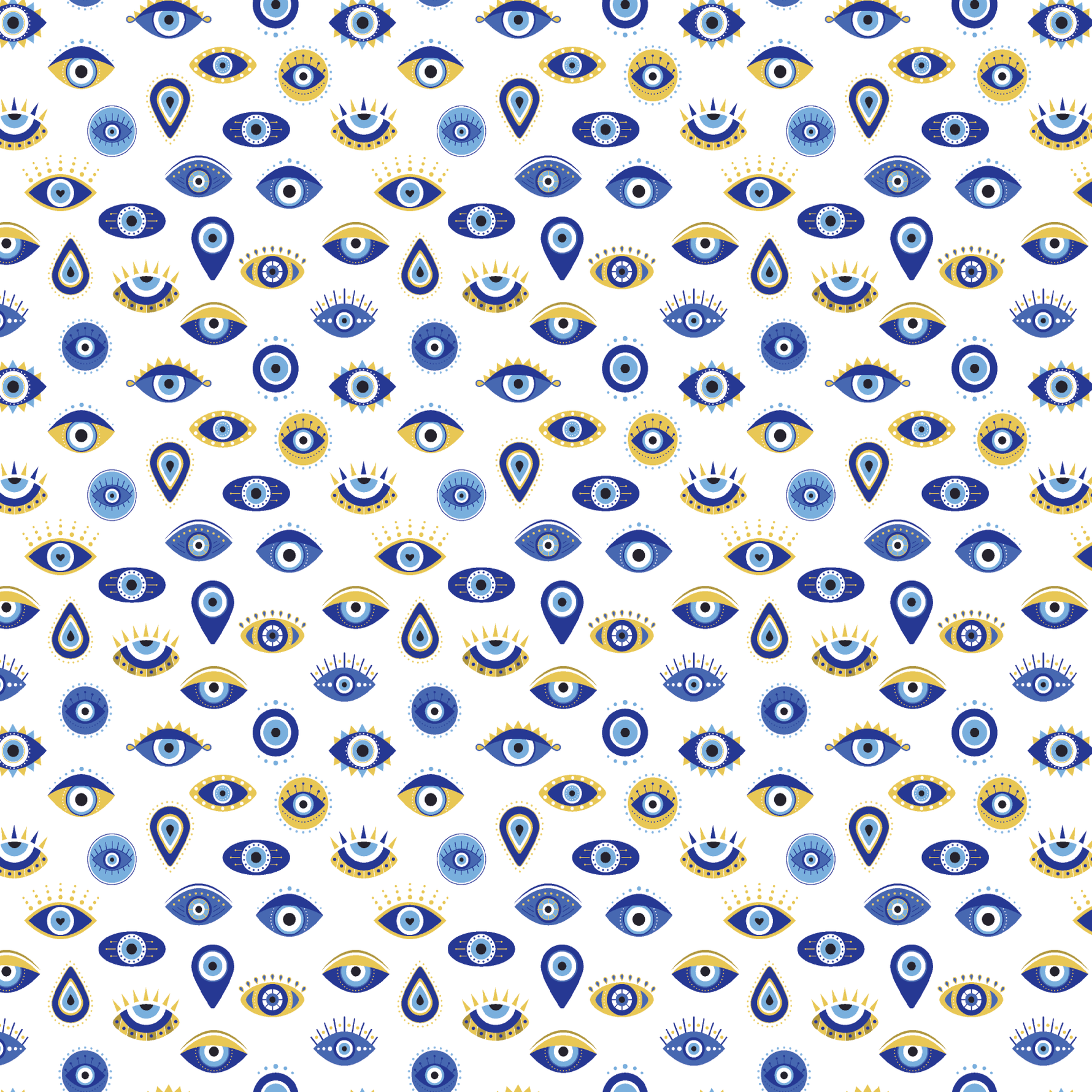 Evil Eye Pattern Acrylic Sheets - CMB Pattern Acrylic