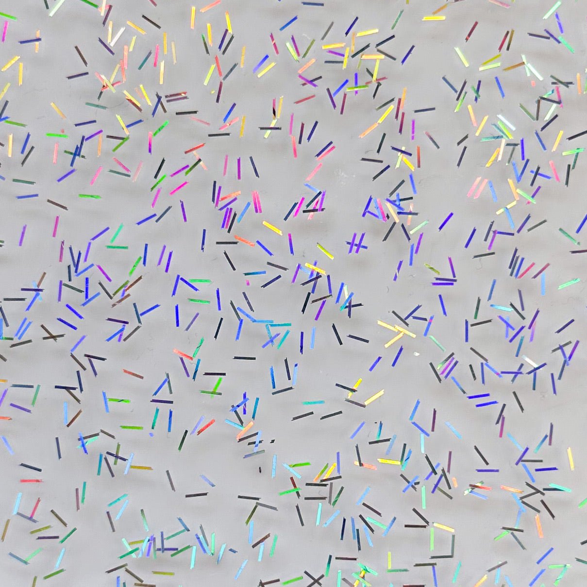 Fairy Hair Holographic Tinsel Shaped Glitter Cast Acrylic | Glitter Acrylic Sheet | CMB Acrylic