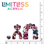 Fall Floral Pattern Acrylic Sheet - CMB Pattern Acrylic