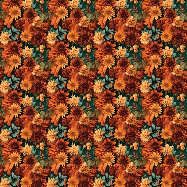 Fall Floral Pattern Acrylic Sheets - CMB Pattern Acrylic