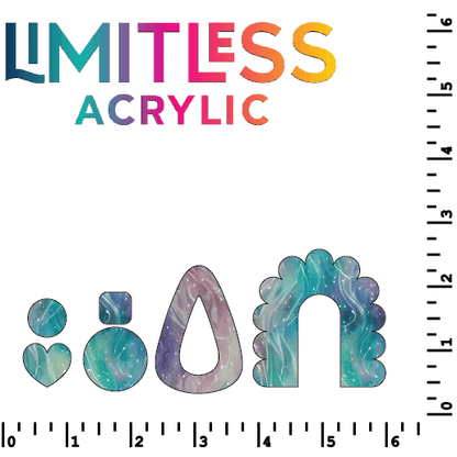 Fantasy Hair Pattern Acrylic Sheets - CMB Pattern Acrylic