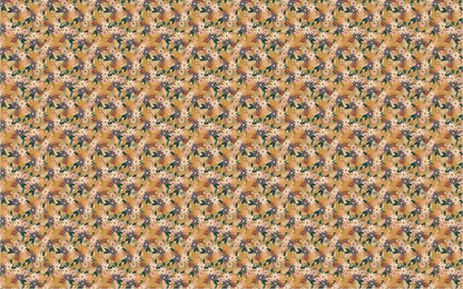 Floral Bloom Mustard Pattern Acrylic Sheet - CMB Pattern Acrylic
