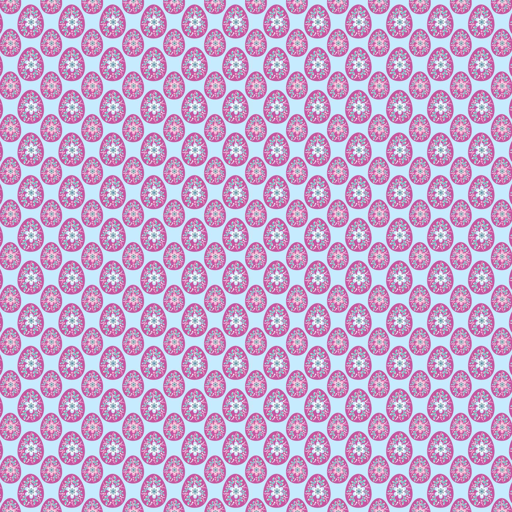 Floral Eggs Pattern Acrylic Sheets - CMB Pattern Acrylic