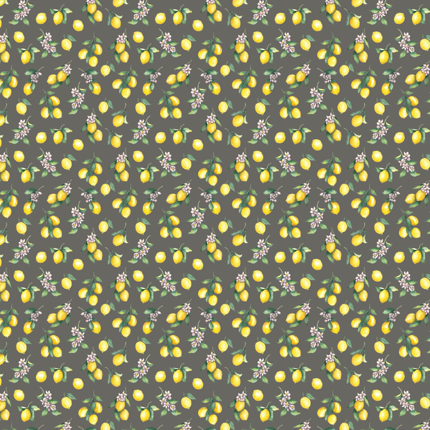 Floral Lemon Pattern Acrylic Sheets - CMB Pattern Acrylic