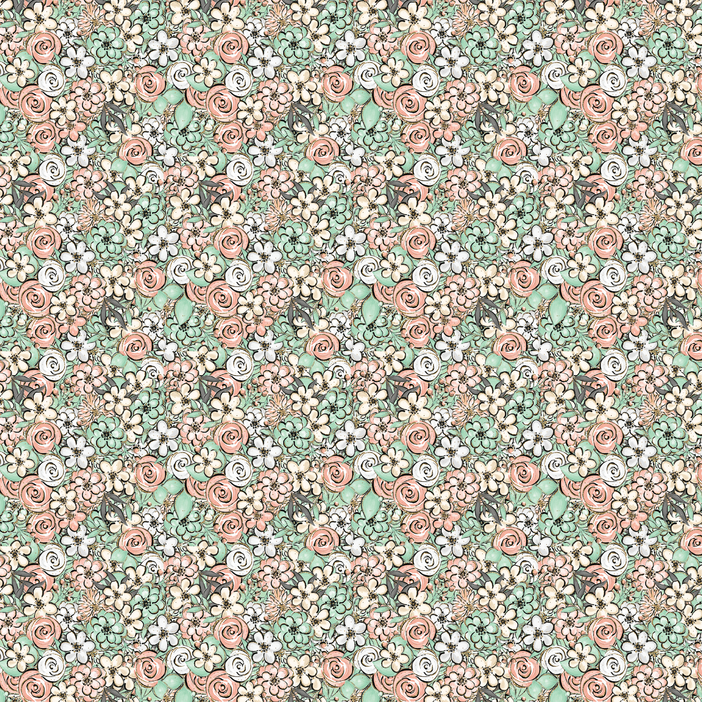 Floral Melody Pattern Acrylic Sheets - CMB Pattern Acrylic