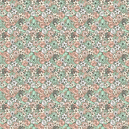 Floral Melody Pattern Acrylic Sheets - CMB Pattern Acrylic