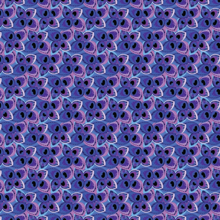 Floral Purple Peacock Pattern Acrylic Sheets - CMB Pattern Acrylic