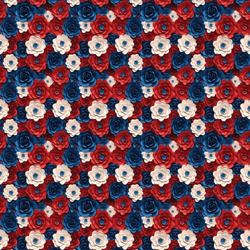 Florals on the Fourth Pattern Acrylic Sheets - CMB Pattern Acrylic