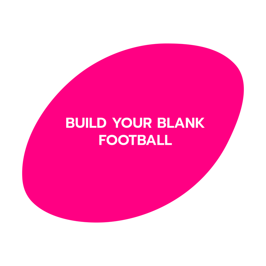 Football Acrylic Blanks - Blank Builder Shapes