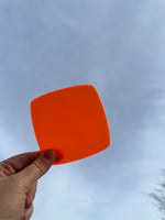 Frosted Fluorescent Orange Cast Acrylic Sheets Both Sides Matte | Frosted Acrylic Sheet | CMB Acrylic