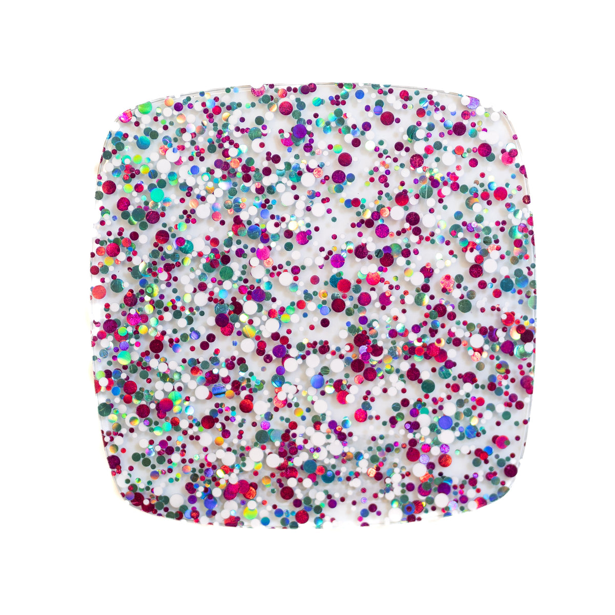 Frozen Fest Glitter Dots Cast Acrylic | Glitter Acrylic Sheet | CMB Acrylic