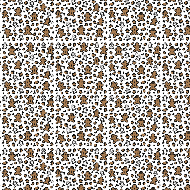 Gingerbread Leopard Print Pattern Acrylic Sheets - CMB Pattern Acrylic