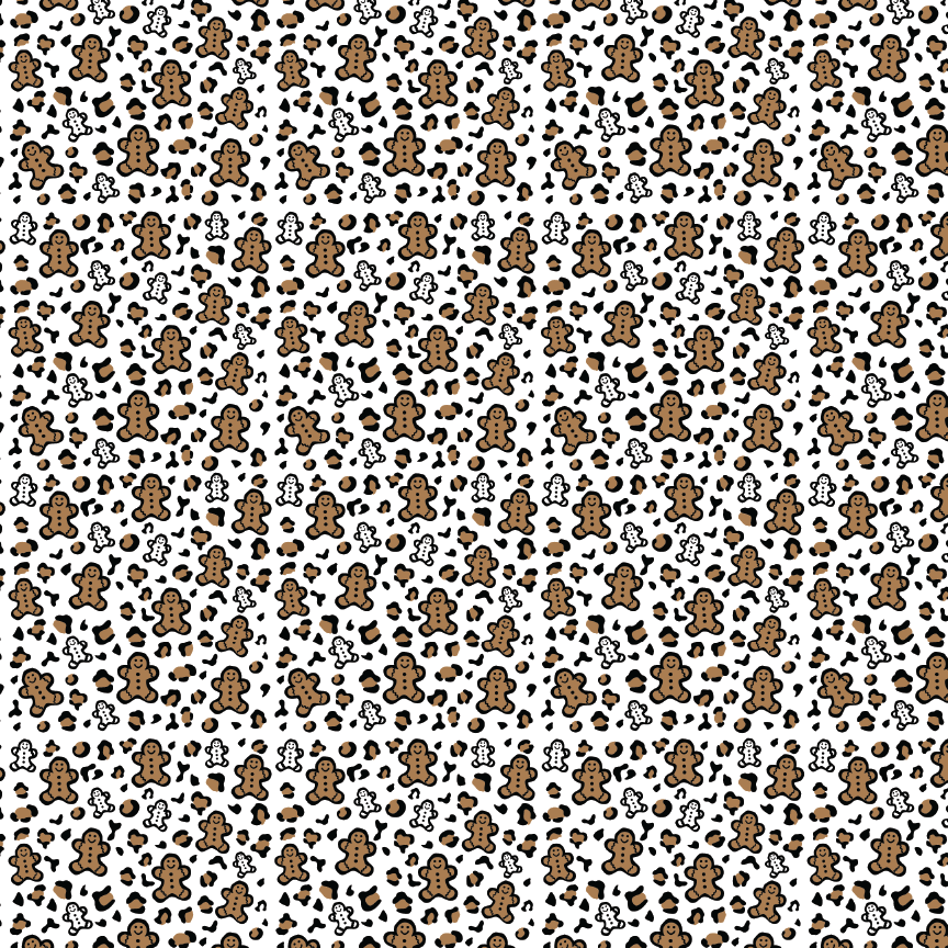 Gingerbread Leopard Print Pattern Acrylic Sheets - CMB Pattern Acrylic