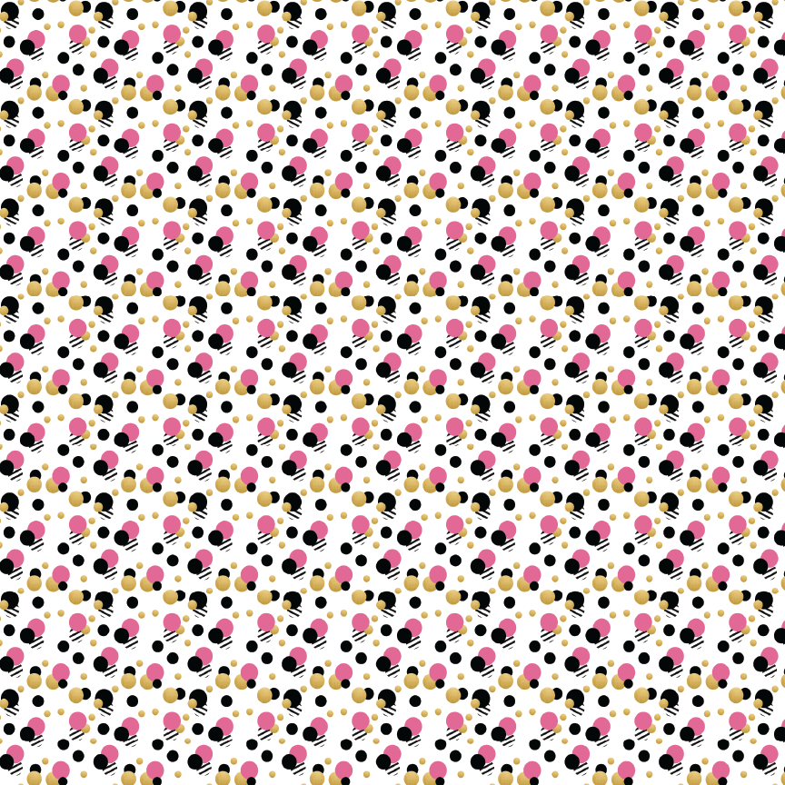 Girl Boss Pink Dots Pattern Acrylic Sheet - CMB Pattern Acrylic