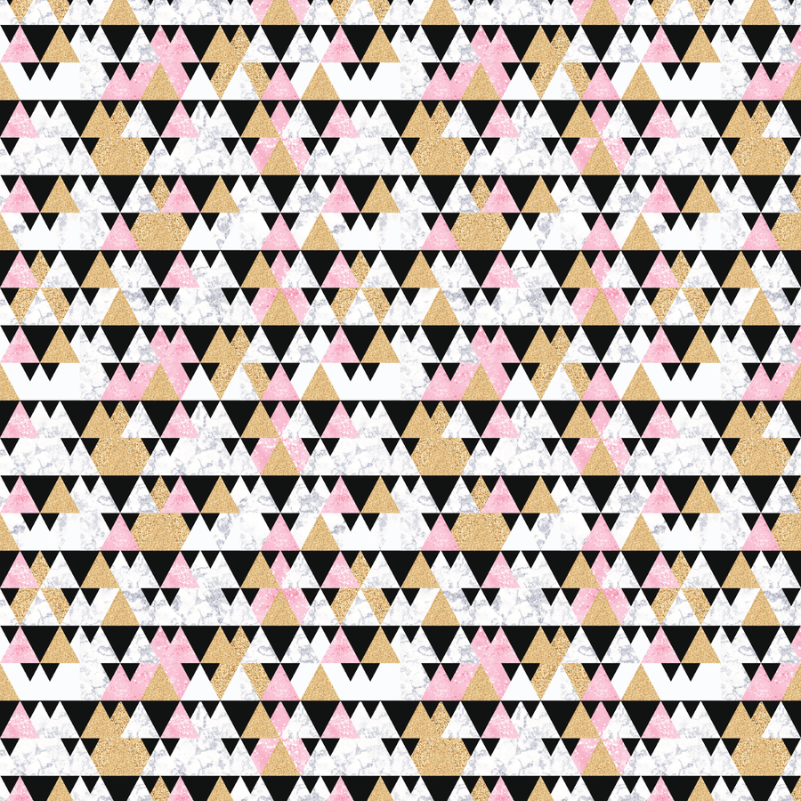 Girl Boss Triangles Pattern Acrylic Sheets - CMB Pattern Acrylic