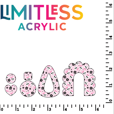 Girly Skulls Pattern Acrylic Sheets - CMB Pattern Acrylic