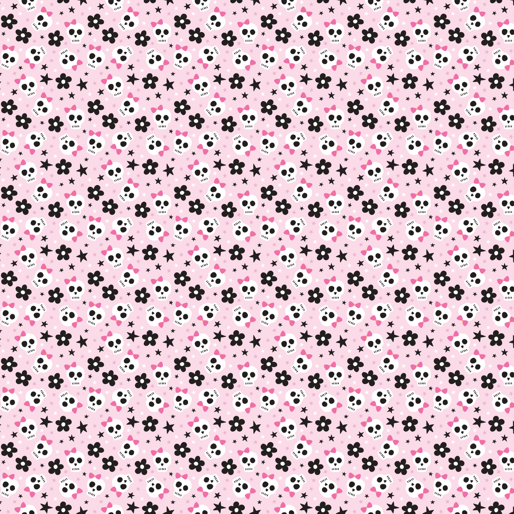 Girly Skulls Pattern Acrylic Sheets - CMB Pattern Acrylic