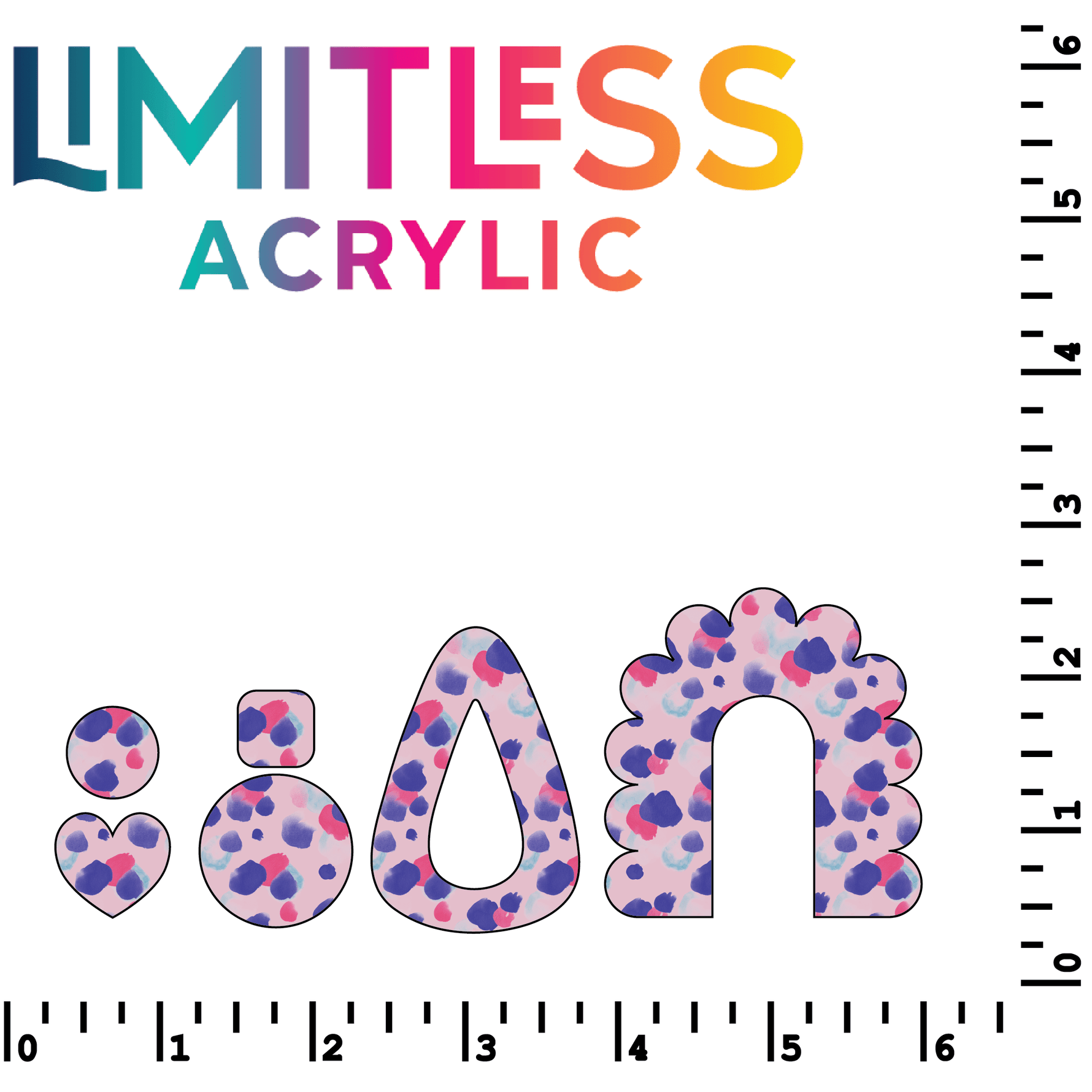 Girly Spots Pattern Acrylic Sheets - CMB Pattern Acrylic