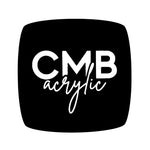 Gloss Black Engraves White Laser XT Two Tone Acrylic | Gloss Acrylic Sheet | CMB Acrylic