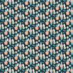Glow of the Blue Night Floral Pattern Acrylic Sheets - CMB Pattern Acrylic
